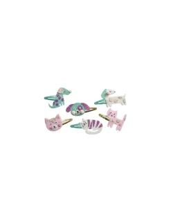 Janod 6 barrettes pailletées à créer Little Pets -