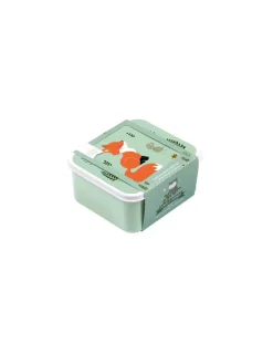 Enfant A little lovely company 4 boites à goûter amis de la forêt sauge -