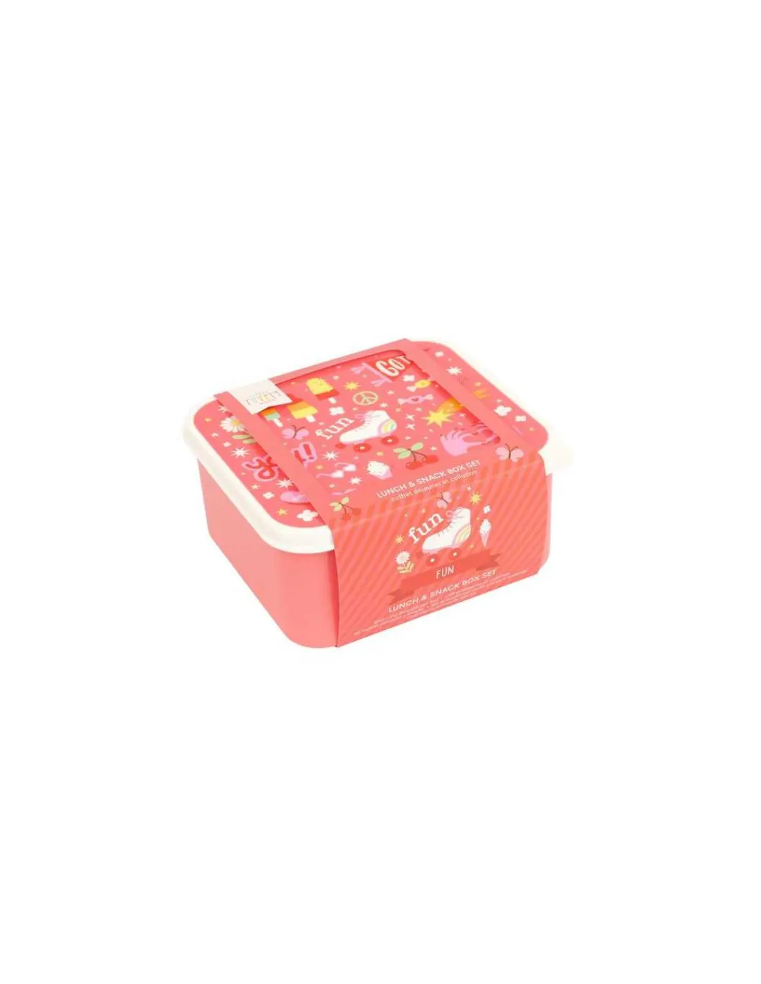 Enfant A little lovely company 4 boites à goûter Fun -