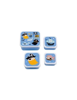 Enfant A little lovely company 4 boites à goûter Pirates -