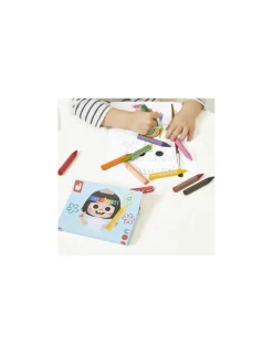 Enfant Janod 12 Crayons de cire -