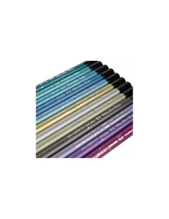 Enfant Moulin Roty 12 crayons de couleur métallisés Les comètes filantes -