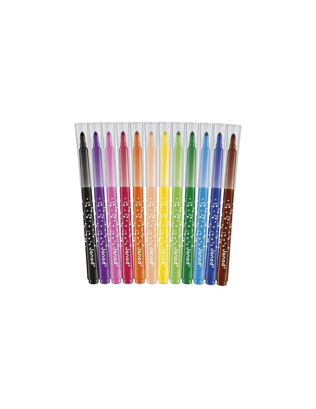 Enfant Janod 12 Feutres longue durée -