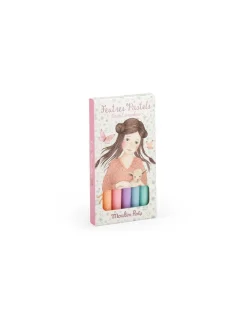 Enfant Moulin Roty 6 feutres pastels Les Rosalies -