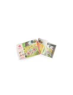 Enfant Moulin Roty 4 mini puzzles Les Saisons -