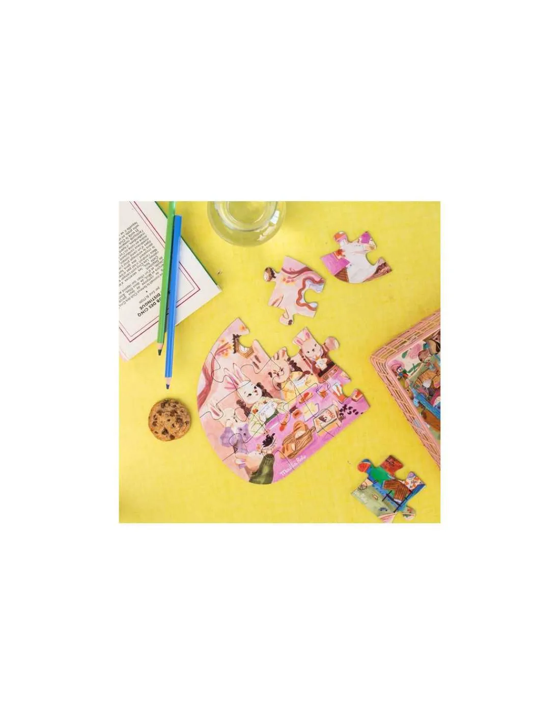 Moulin Roty 4 mini puzzles Une belle journée Les Minouchkas -