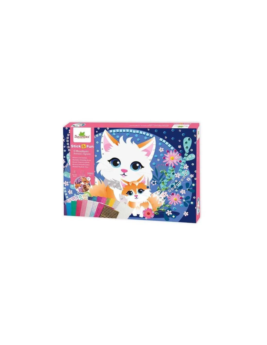 Sycomore 5 mosaïques animaux mignons -