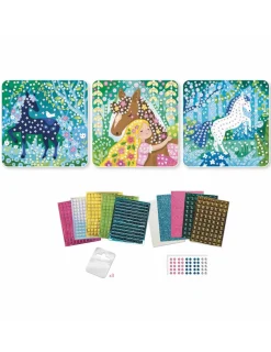 Sycomore 3 mosaïques chevaux -