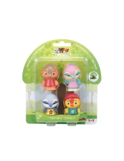 Klorofil 4 personnages famille oiseau Twitwit