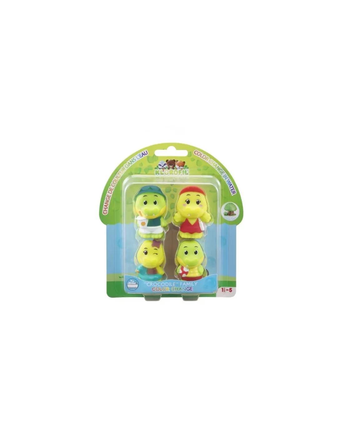 Klorofil 4 personnages magiques famille Crocodile