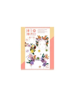 Djeco 3 serre-têtes à créer Flower Friends - Do it Yourself -