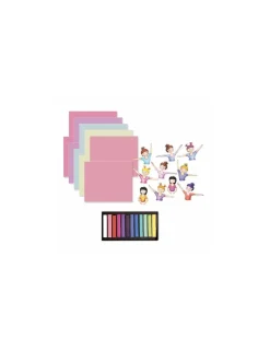 Sycomore 10 tableaux pastels secs danseuses -