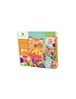 Sycomore 4 tableaux pompons animaux de la ferme -