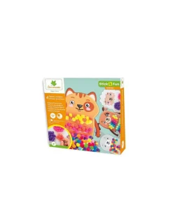 Sycomore 4 tableaux pompons animaux de la ferme -