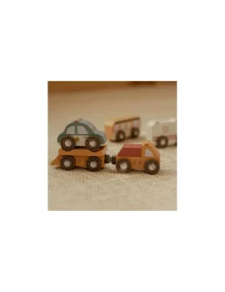 Little Dutch 9 véhicules en bois -