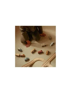 Little Dutch 9 véhicules en bois -