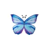 Great Pretenders Ailes de papillon bleues -