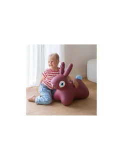 Quut Animal sauteur lapin Hoppi bordeaux -