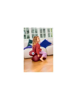 Quut Animal sauteur lapin Hoppi bordeaux -