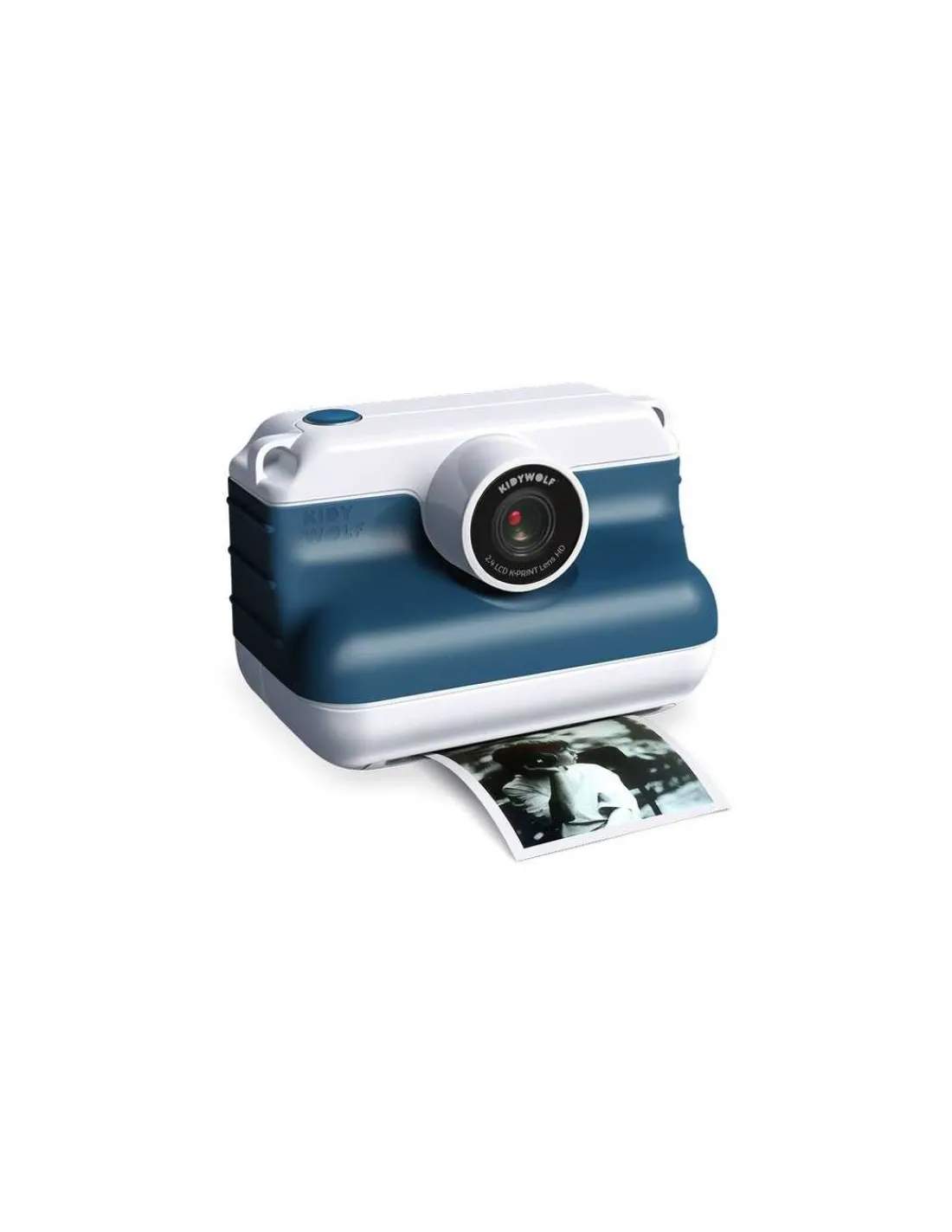 Enfant Kidywolf Appareil photo à impression instantané K-Print bleu -