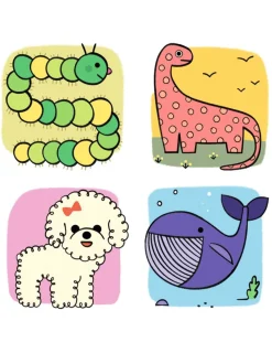 Enfant Djeco Apprendre à dessiner Step by step Lama & Co -