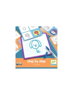 Djeco Apprendre à dessiner Step by step 1, 2, 3 & Co -