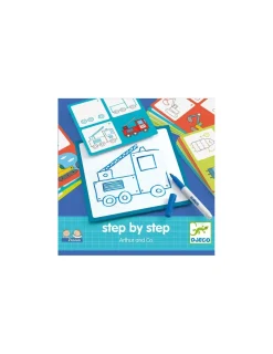 Djeco Apprendre à dessiner Step by step Arthur and Co -