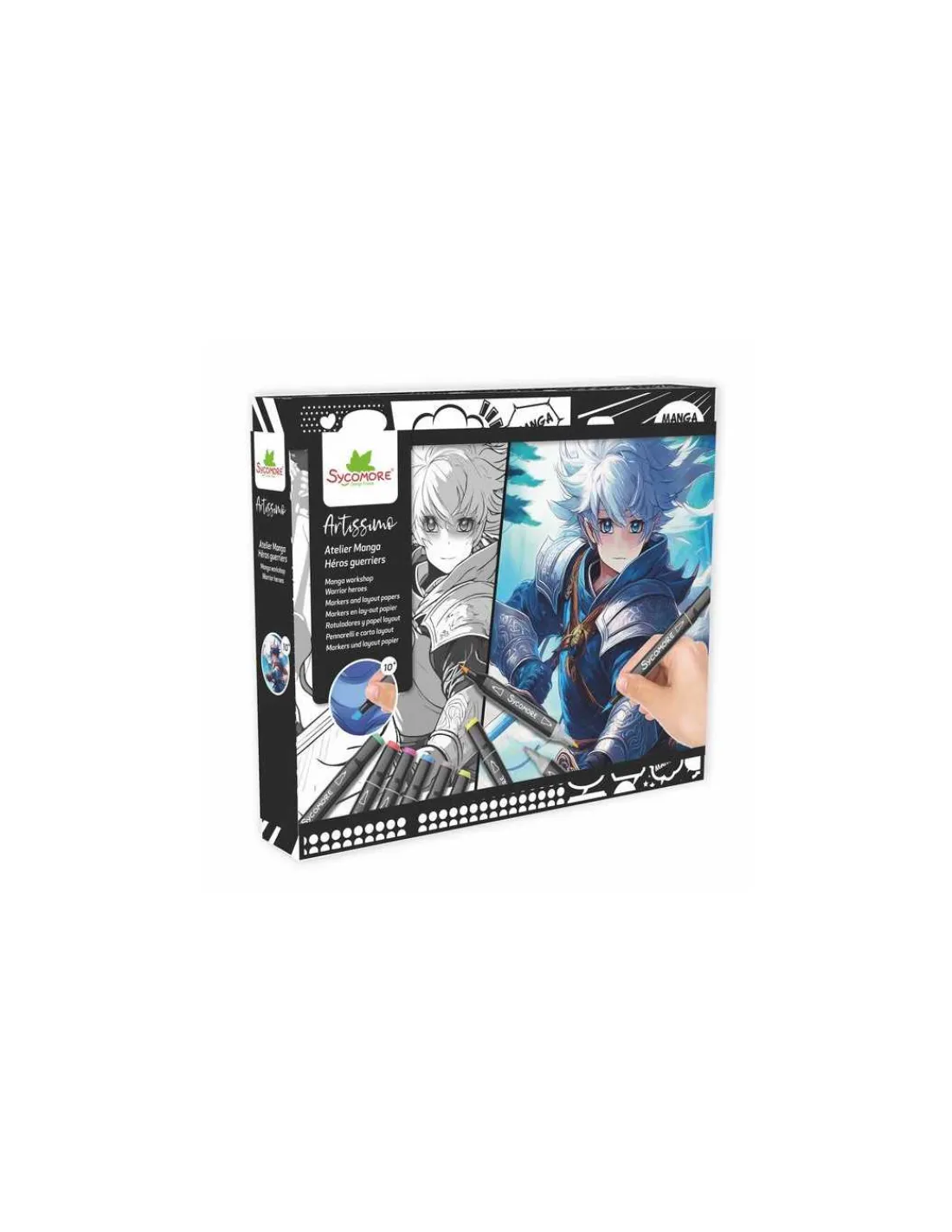 Sycomore Atelier créatif Manga Héros guerriers -