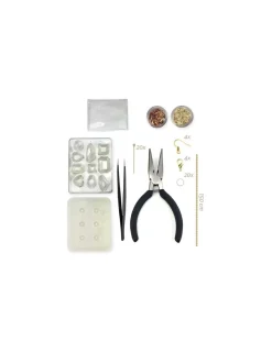 Sycomore Atelier de bijoux ciment et feuilles d'or -