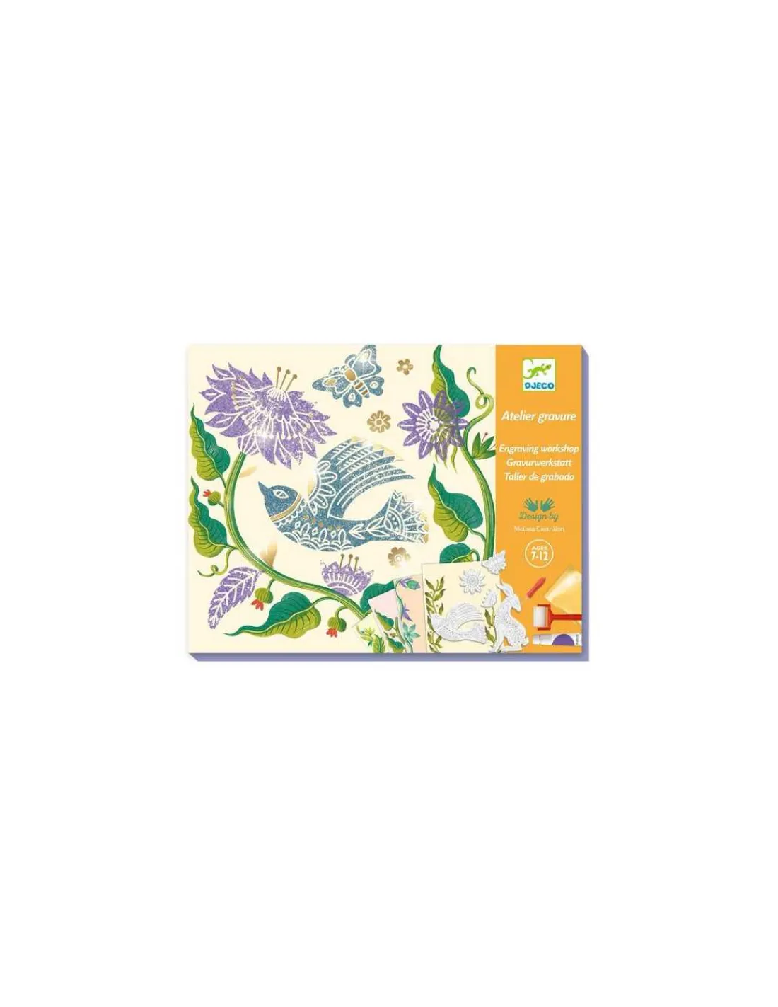 Djeco Atelier gravure Passiflore -