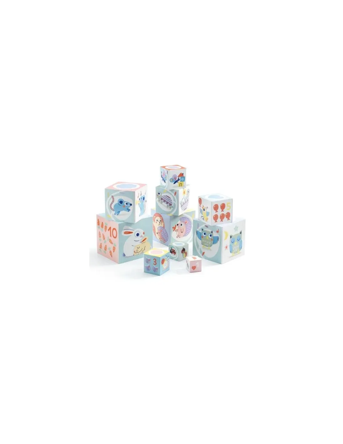Djeco BabyBloki cubes à empiler -