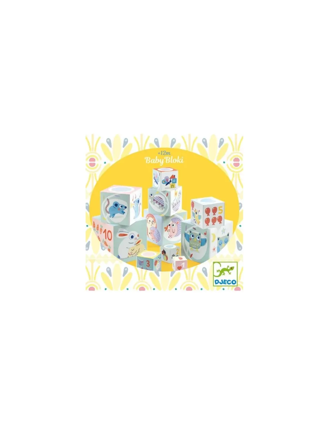 Djeco BabyBloki cubes à empiler -