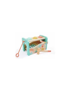 Hape Toys Banc à marteler xylophone Jungle - Hape