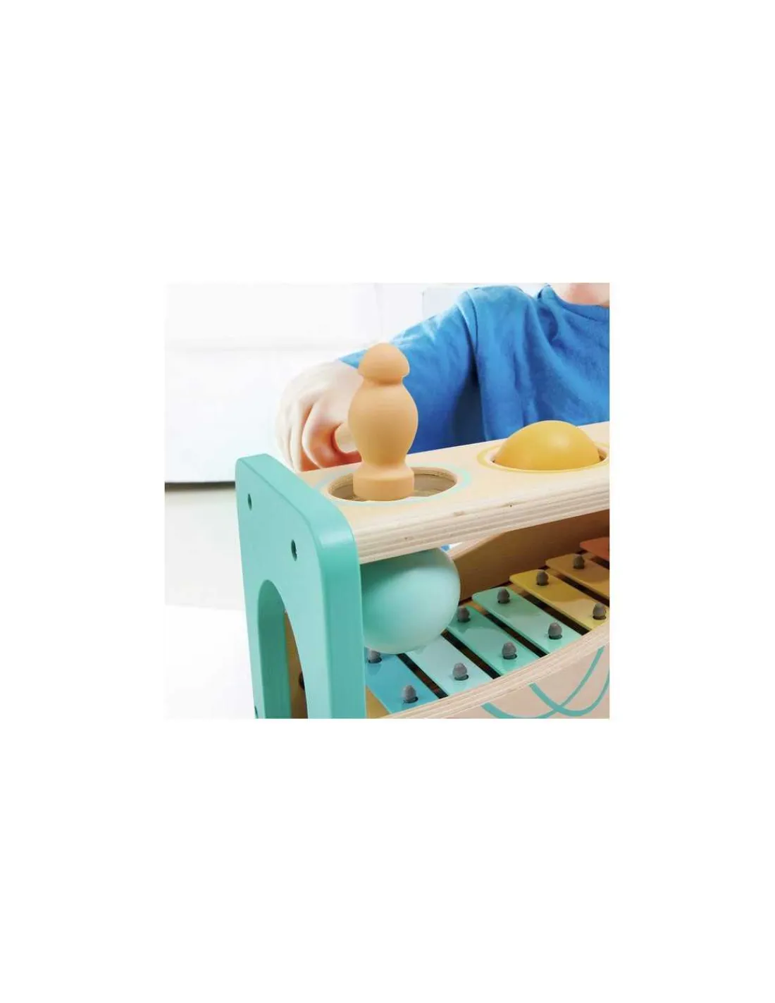 Hape Toys Banc à marteler xylophone Jungle - Hape