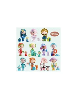 Djeco Barbouille et Gribs figurines Tinyly -