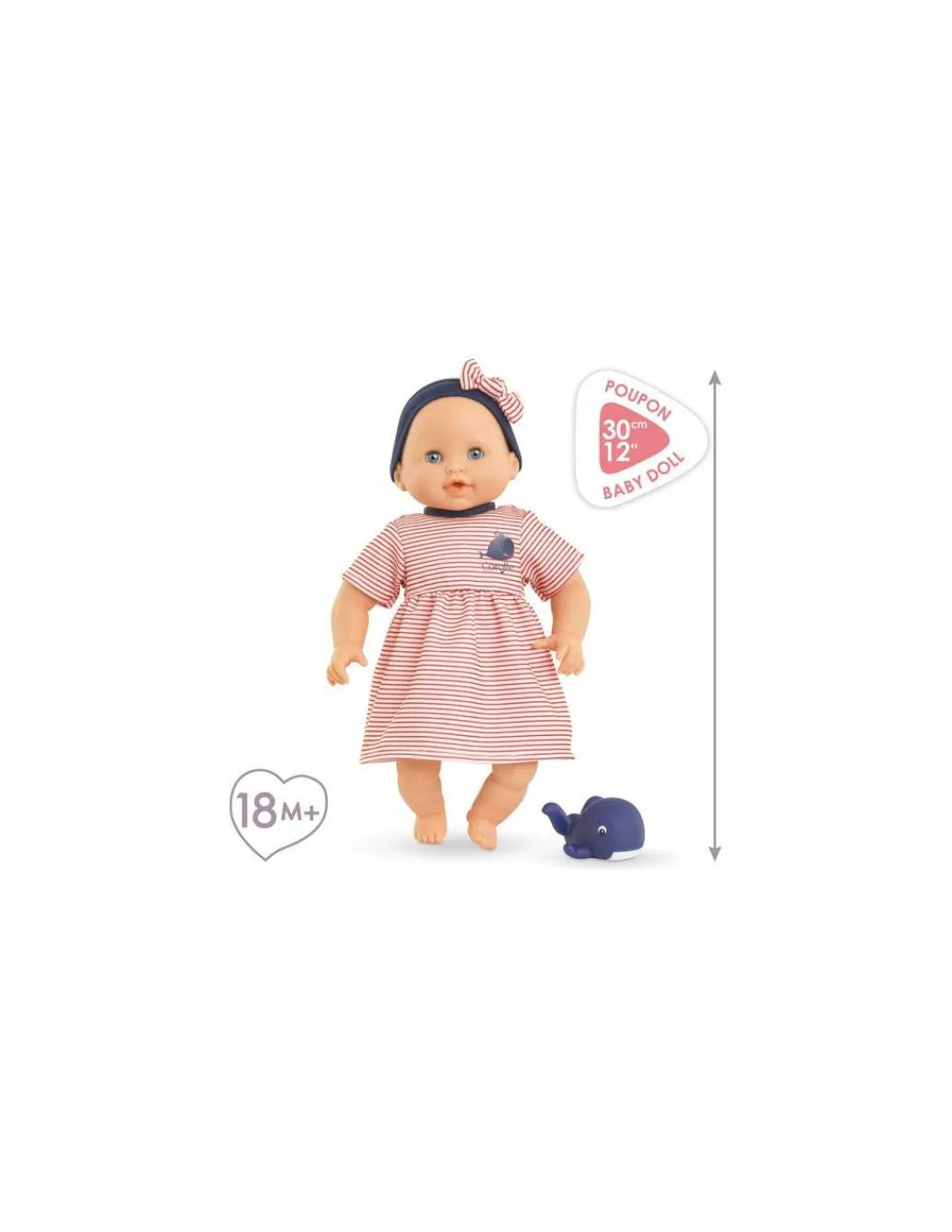 Corolle Bébé bain Calypso baleine -