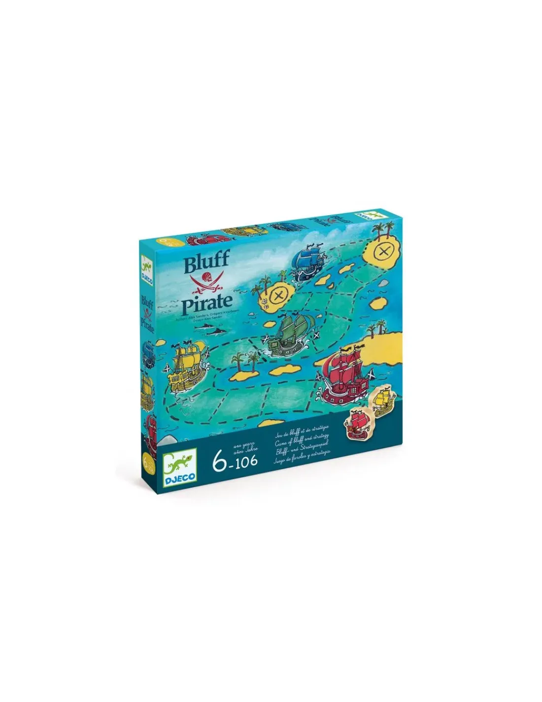 Enfant Djeco Bluff pirate - jeu
