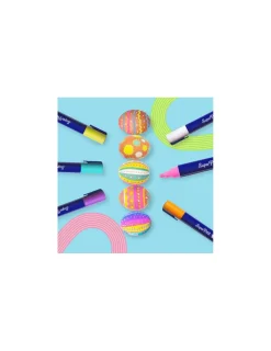 Super Petit Boite 6 feutres effaçables pour vitres et miroirs -