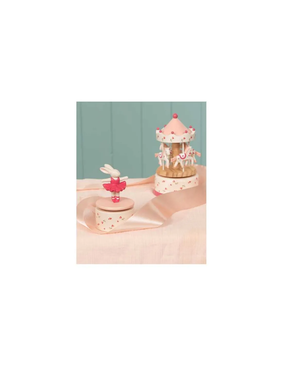 Amadeus Les Petits Boite à musique carrousel coeur -