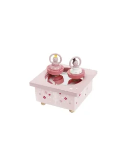 Trousselier Boite à musique Danceuses rose -