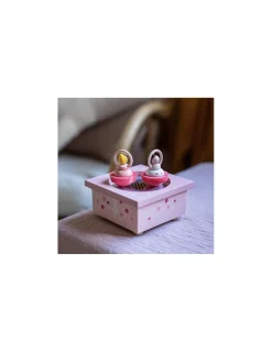 Trousselier Boite à musique Danceuses rose -