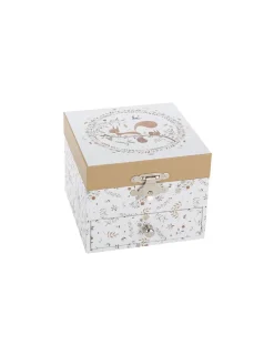 Trousselier Boîte à bijoux musicale cube Ecureuil dans la Prairie -