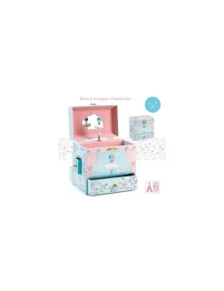 Enfant Little Big Room by Djeco Boîte à musique ballerine en scène - Djeco