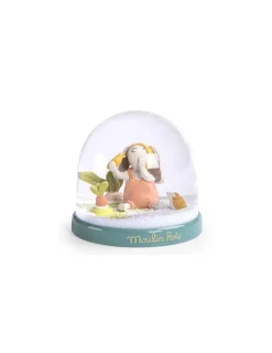 Moulin Roty Boule à neige Trois Petits Lapins -