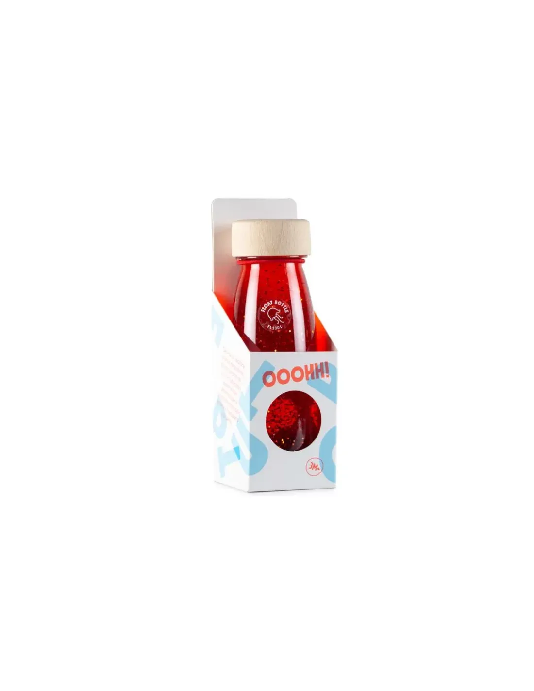 Petit Boum Bouteille sensorielle rouge -
