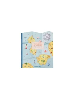 Moulin Roty Cahier de coloriage et stickers L'explorateur Le Jardin du Moulin -