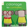 Moulin Roty Cahier de coloriage les contraires les Popipop -