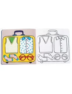 Moulin Roty Cahier de coloriage les motifs les Popipop -