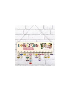 Graine Creative Calendrier des anniversaires en bois - Graine créative