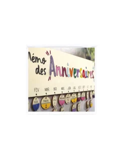 Graine Creative Calendrier des anniversaires en bois - Graine créative